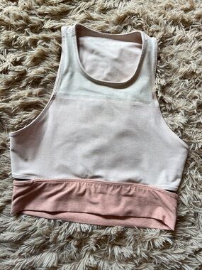 Outdoor Voices Tri-Tone Slashback Crop